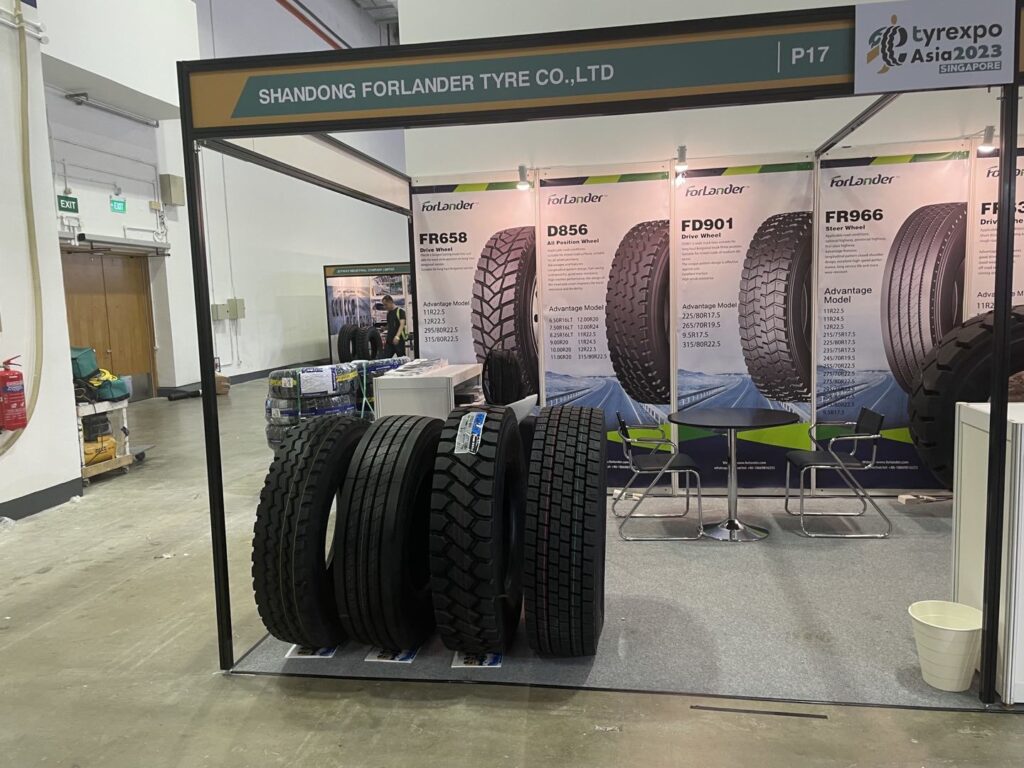 Shandong Forlander Tire in the 2023 Singapore Tire Exhibition