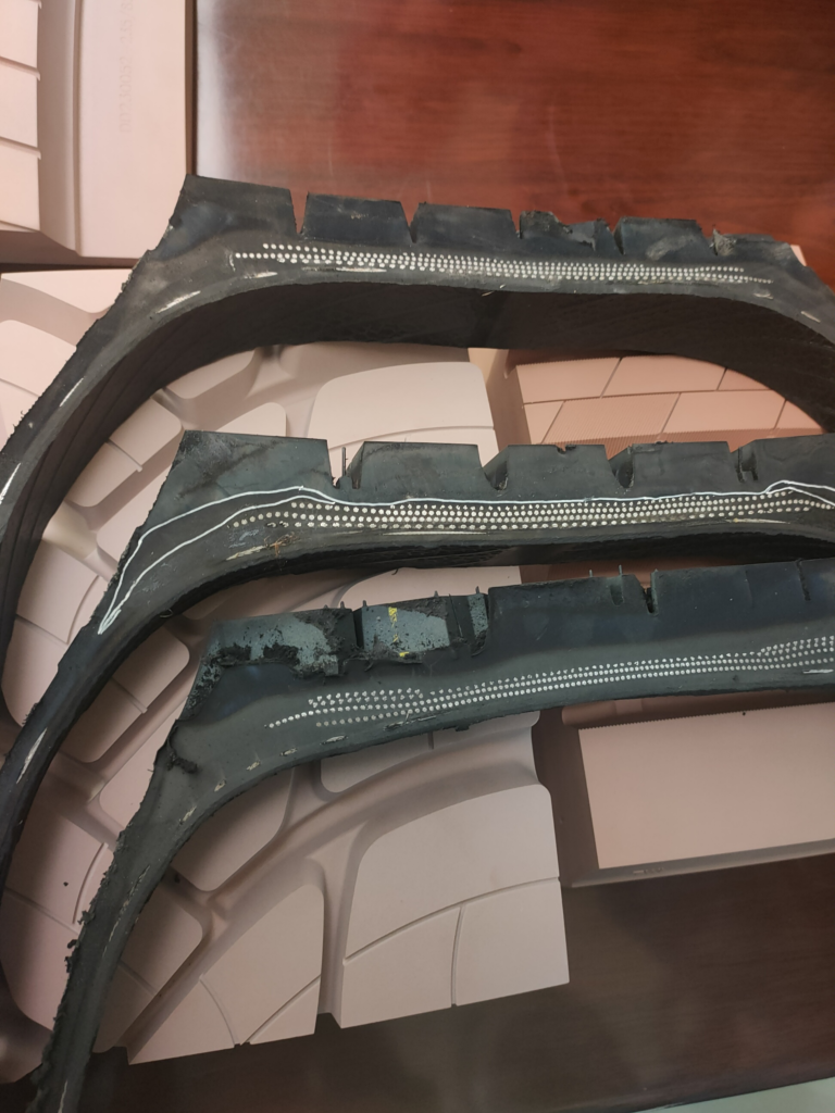 reinforced tire structure- 4 layers belt