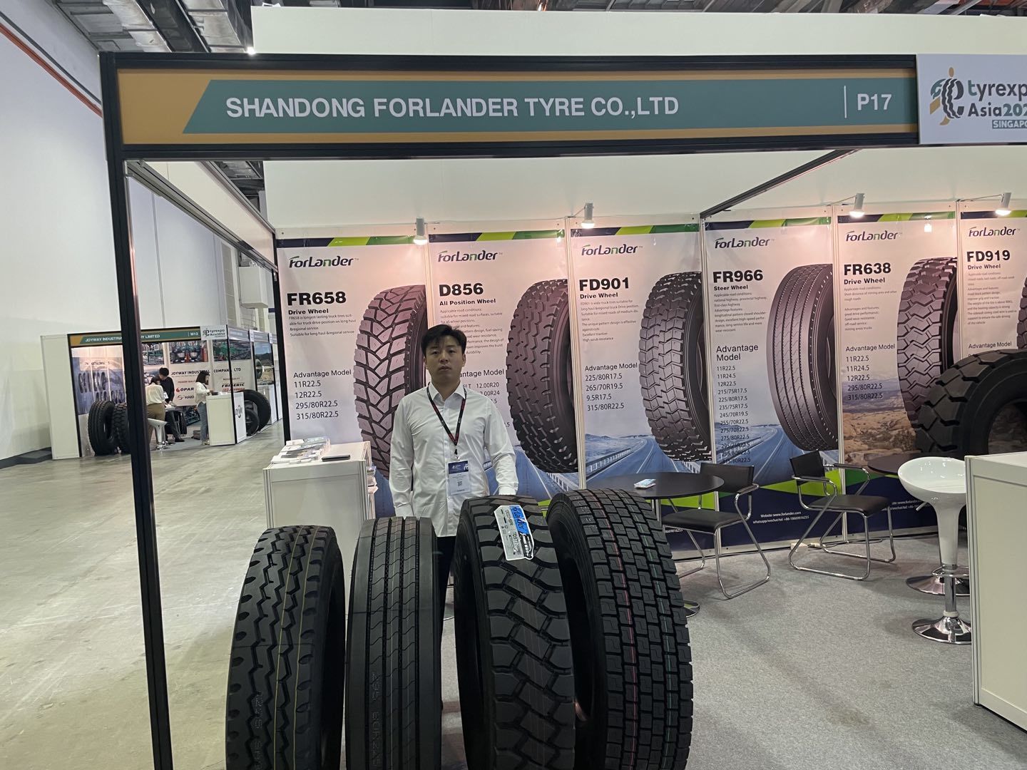 Shandong Forlander Tire in the 2023 Singapore Tire Exhibition