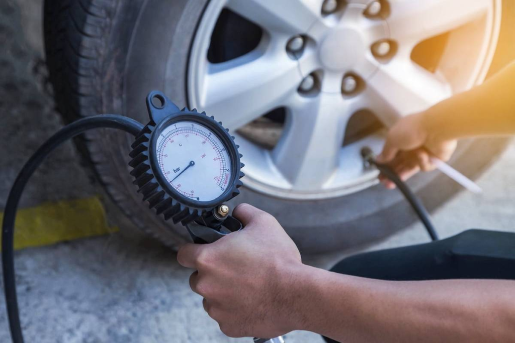 Pay attention to tire pressure