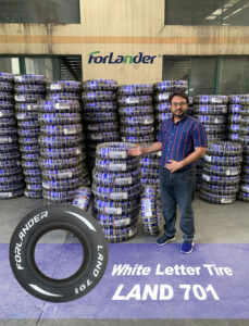 Forlander car tyres with white lettering white letter tire for Pakistan & Afghanistan