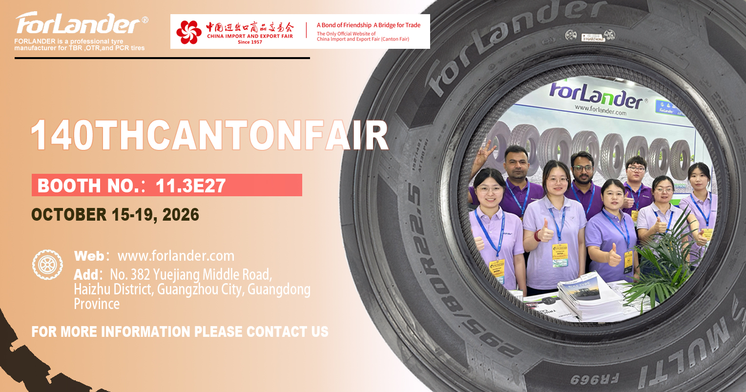 Visit Forlander Tire at canton fair exhibition