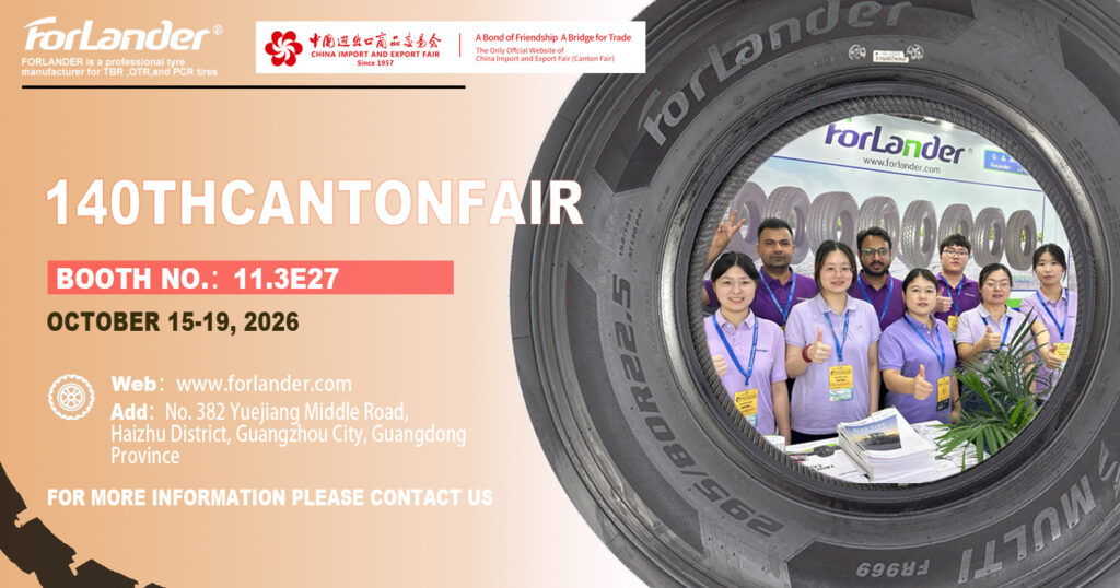 Forlander Tire in 140th Canton Fair
