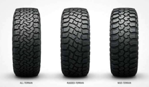 AT vs RT vs MT tires